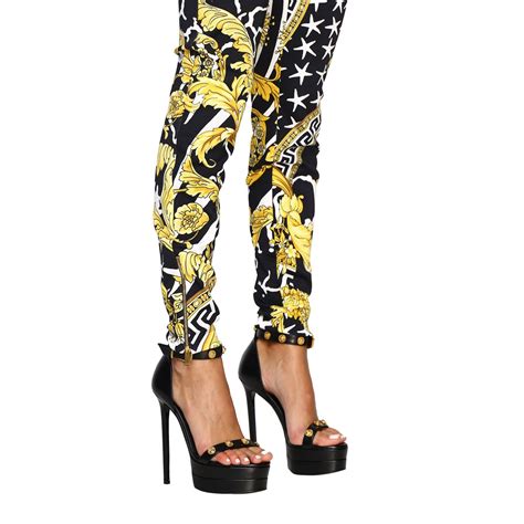 versace gialle|versace pants for women.